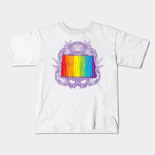 North Dakota Mandala Pride Kids T-Shirt